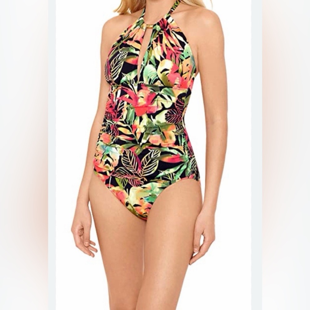Ralph Lauren Tropical One-piece Swimsuit